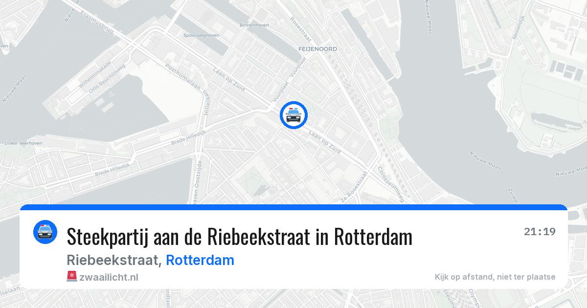 Steekpartij aan de Riebeekstraat in Rotterdam — 17 mei 2026