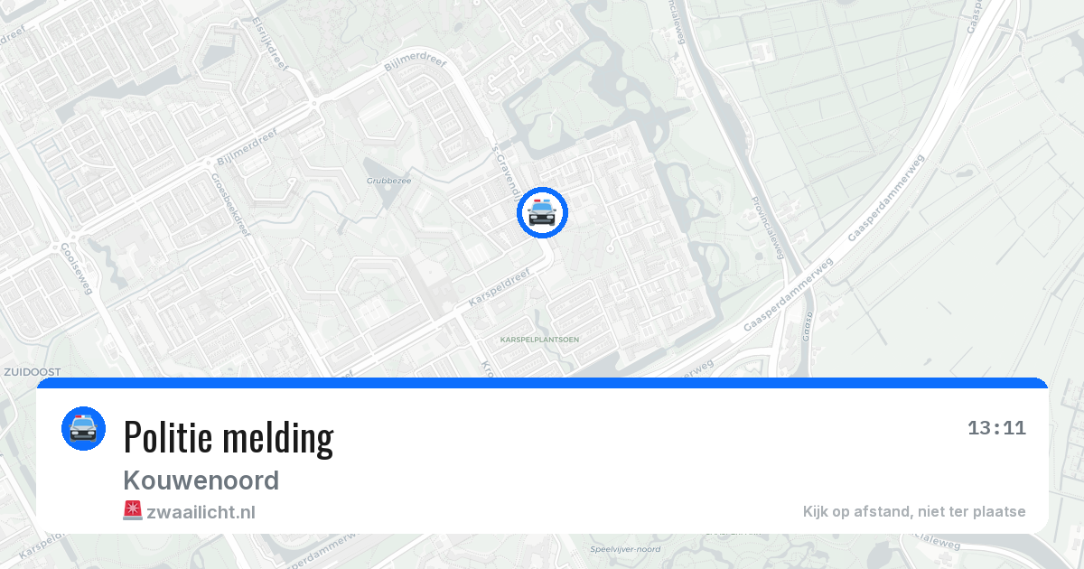 Politie melding — 22 jun 2026