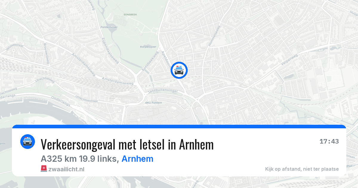 Verkeersongeval met letsel in Arnhem — 19 mei 2026