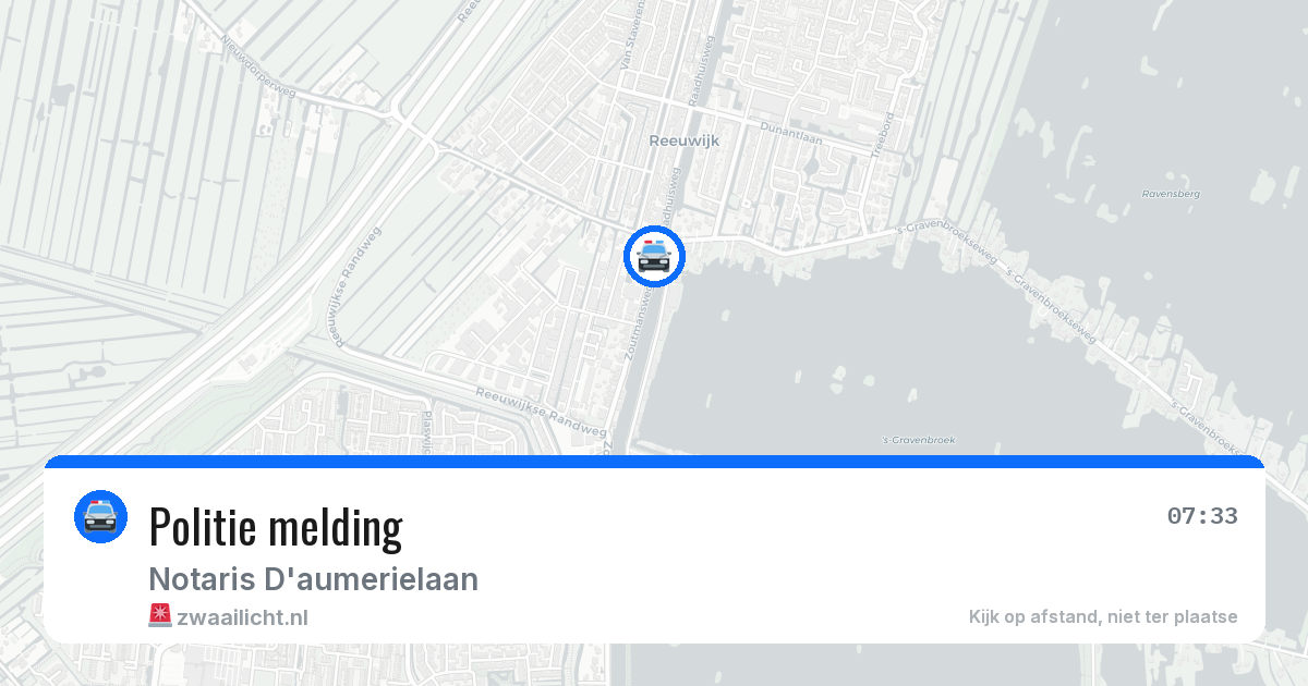 Politie melding — 21 mei 2026