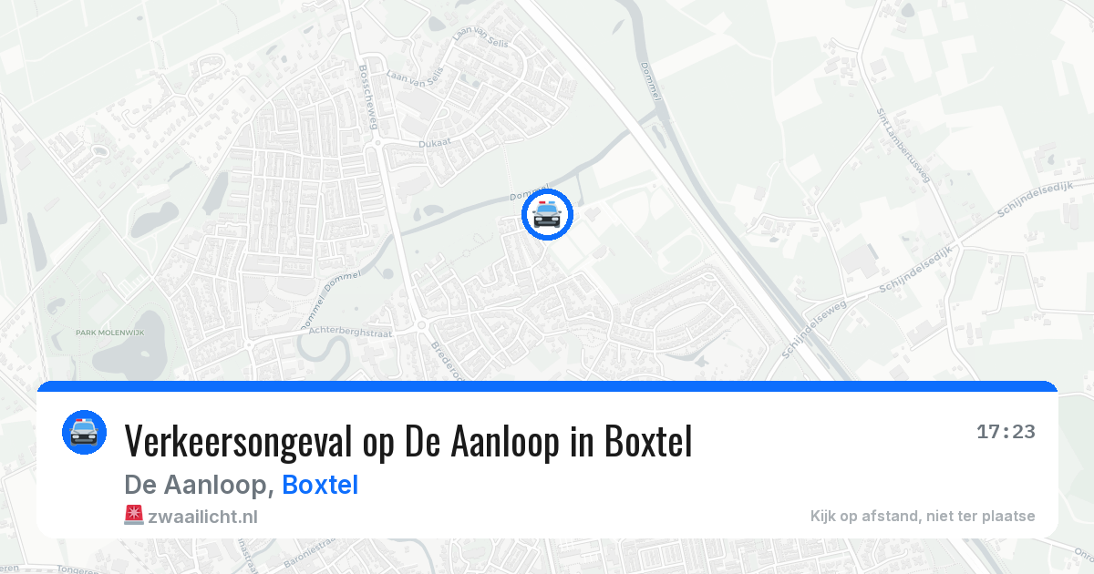 Verkeersongeval op De Aanloop in Boxtel — 14 apr 2026