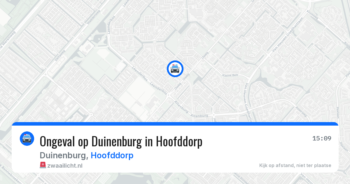 Ongeval op Duinenburg in Hoofddorp — 6 jun 2026