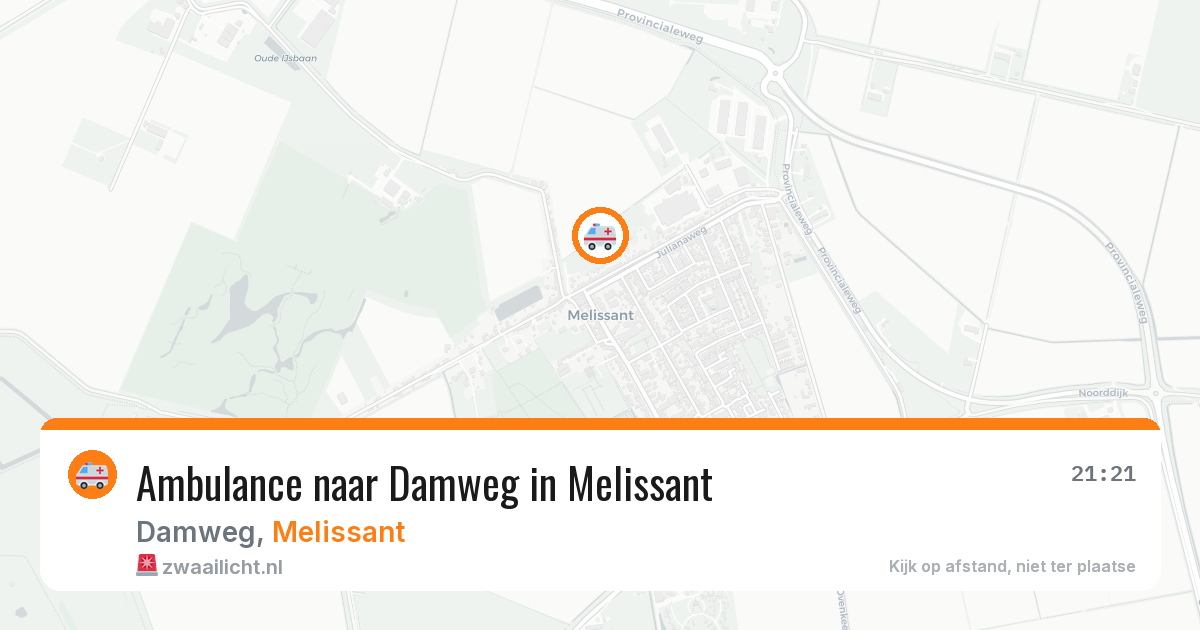 Ambulance naar Damweg in Melissant — 30 jun 2026