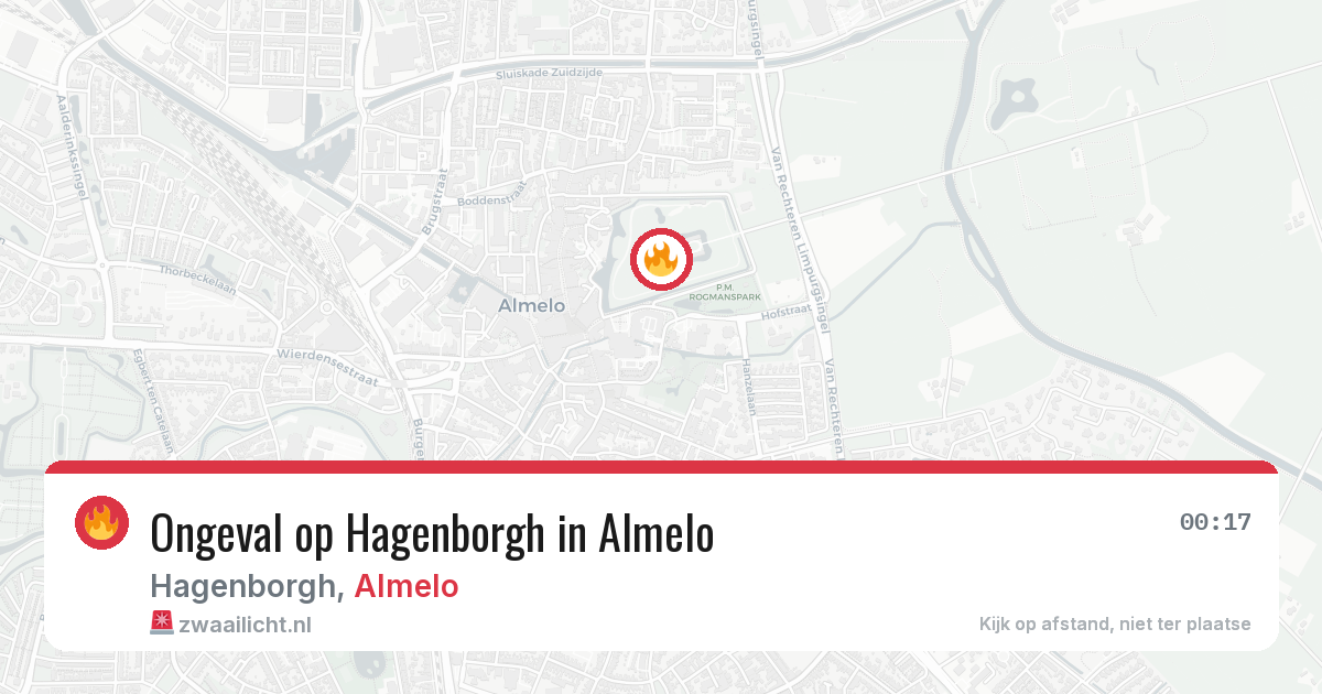 Ongeval op Hagenborgh in Almelo — 19 jun 2026