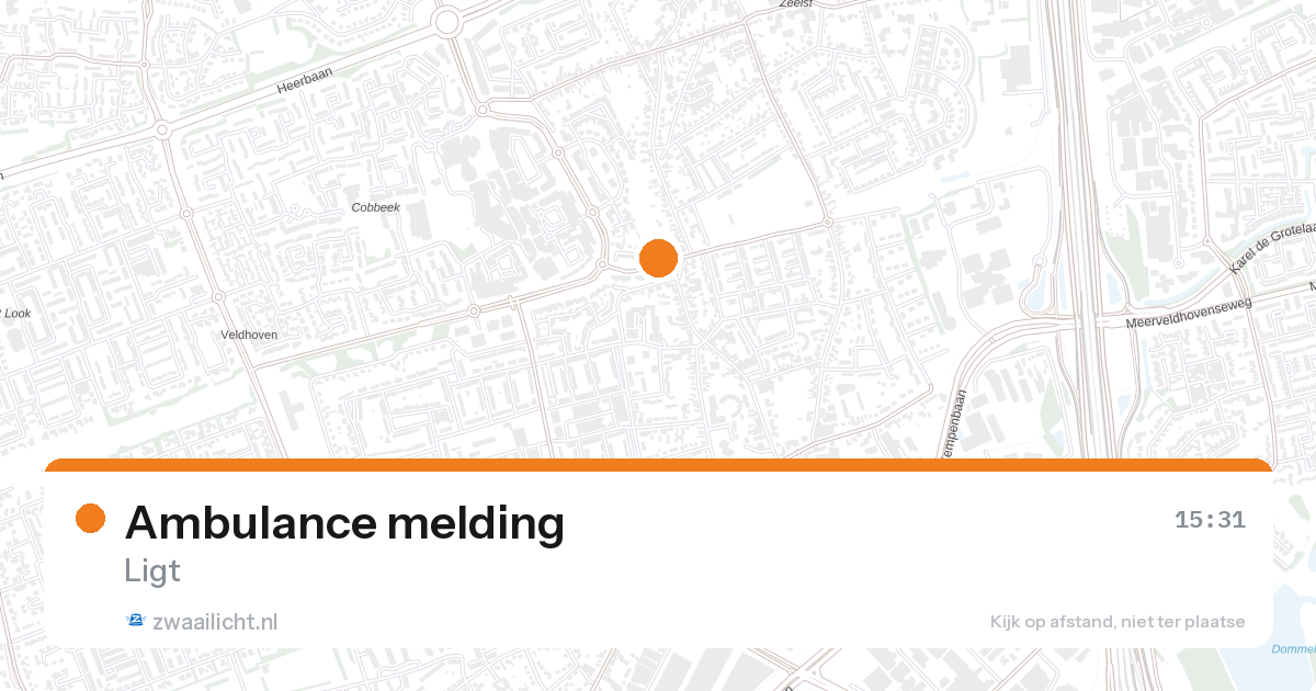 Ambulance melding — 19 jun 2026