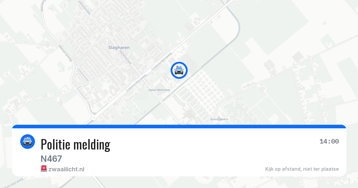 Politie melding — 22 mei 2026