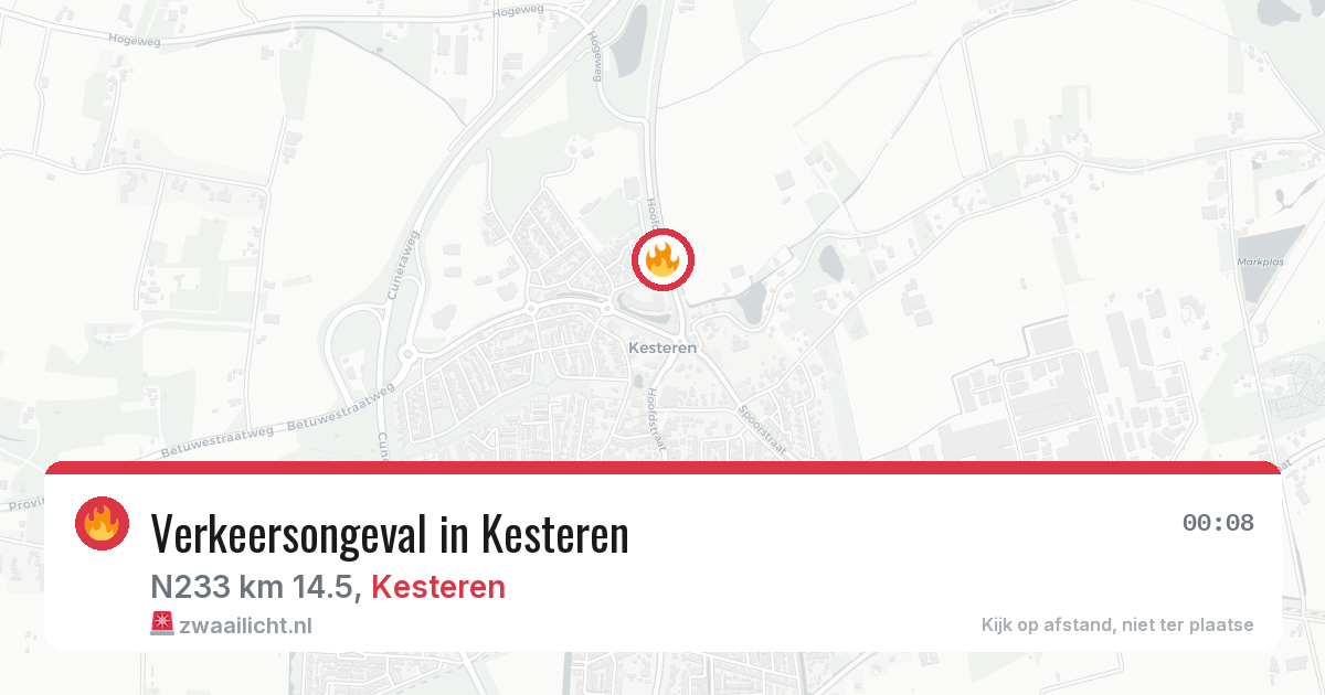 Verkeersongeval in Kesteren — 3 apr 2026