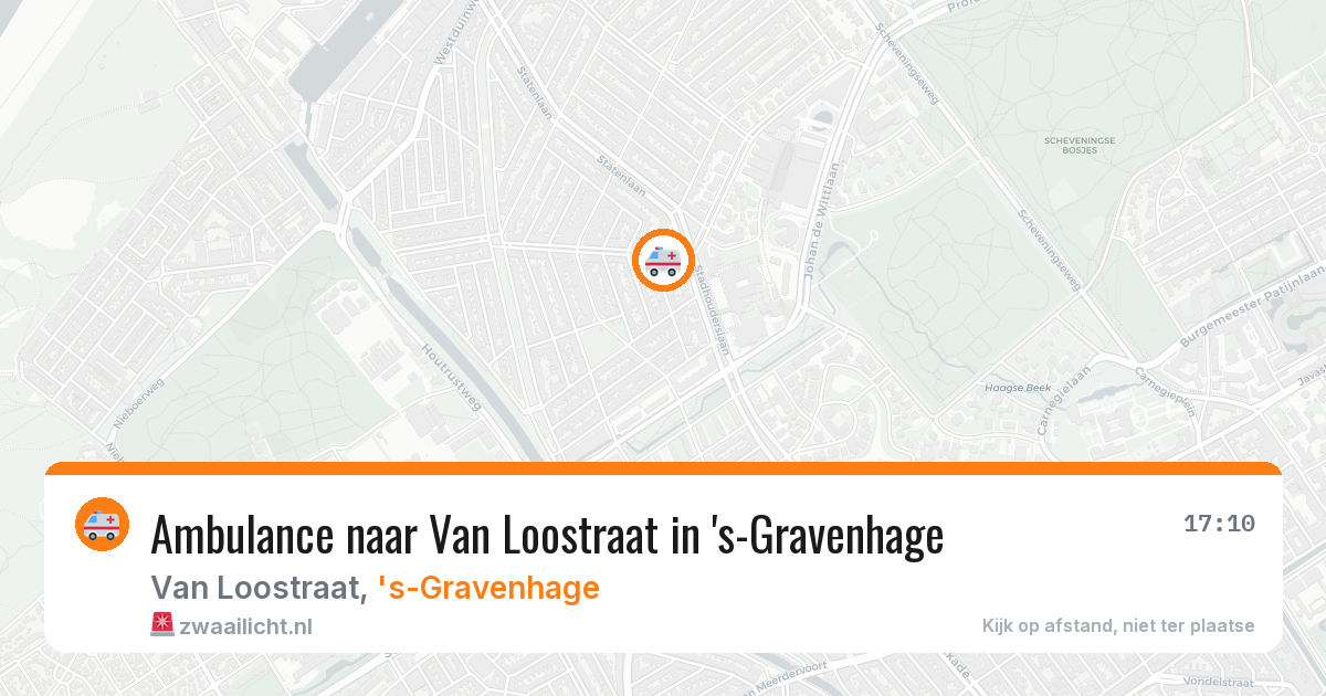 Ambulance naar Van Loostraat in 's-Gravenhage — 27 jun 2026