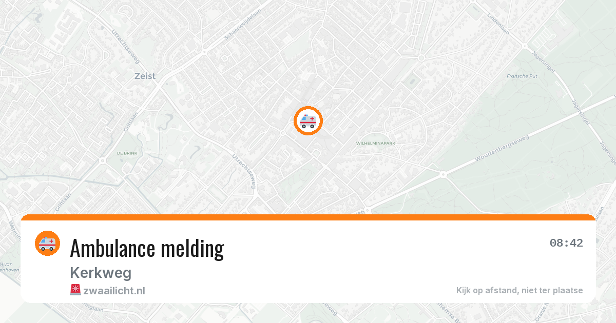Ambulance melding — 4 mei 2026