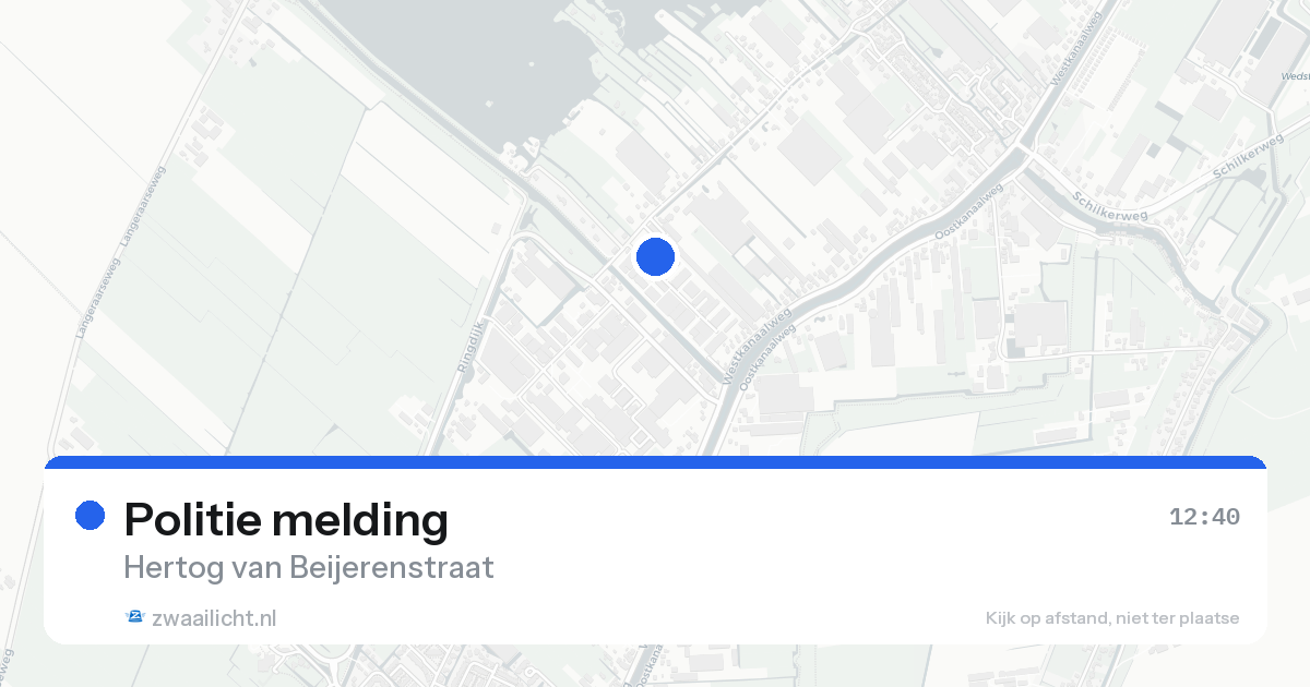 Politie melding — 17 jun 2026