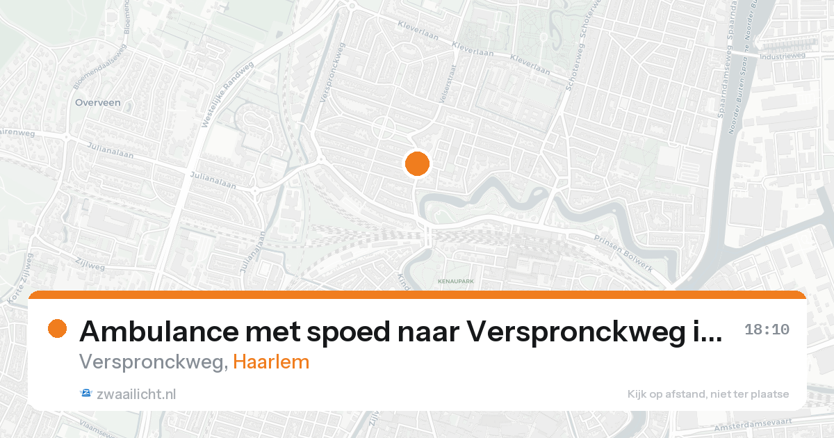 Ambulance met spoed naar Verspronckweg in Haarlem — 7 feb 2026