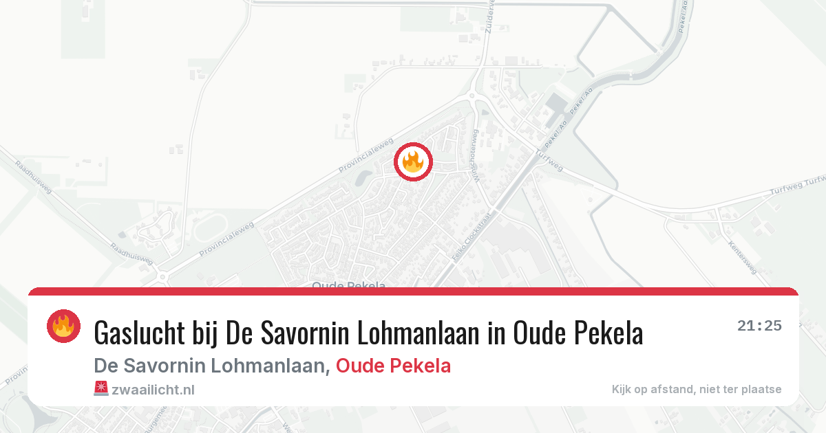 Gaslucht bij De Savornin Lohmanlaan in Oude Pekela — 4 mrt 2026