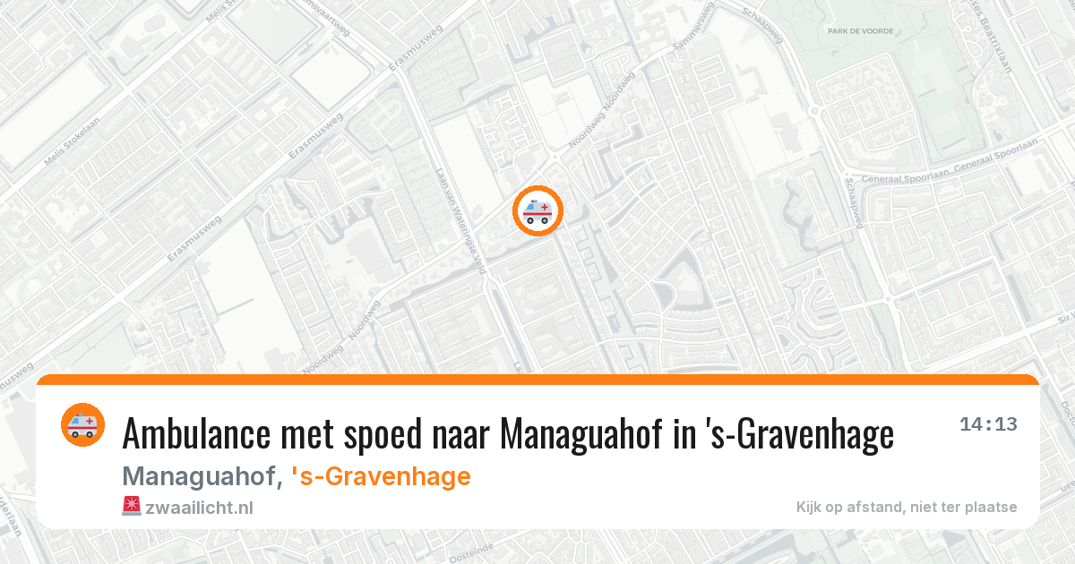 Ambulance met spoed naar Managuahof in 's-Gravenhage — 29 jun 2026