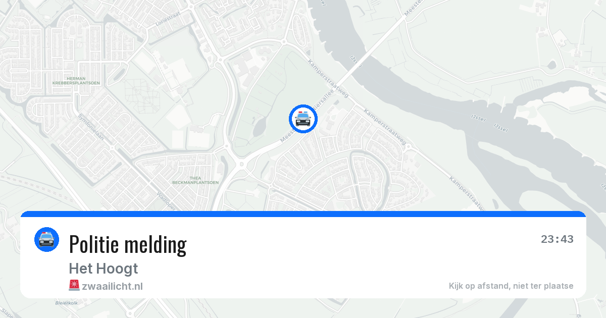 Politie melding — 6 jul 2026