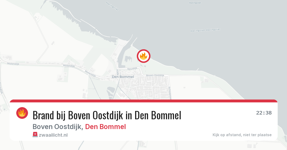 Brand bij Boven Oostdijk in Den Bommel — 24 mei 2026