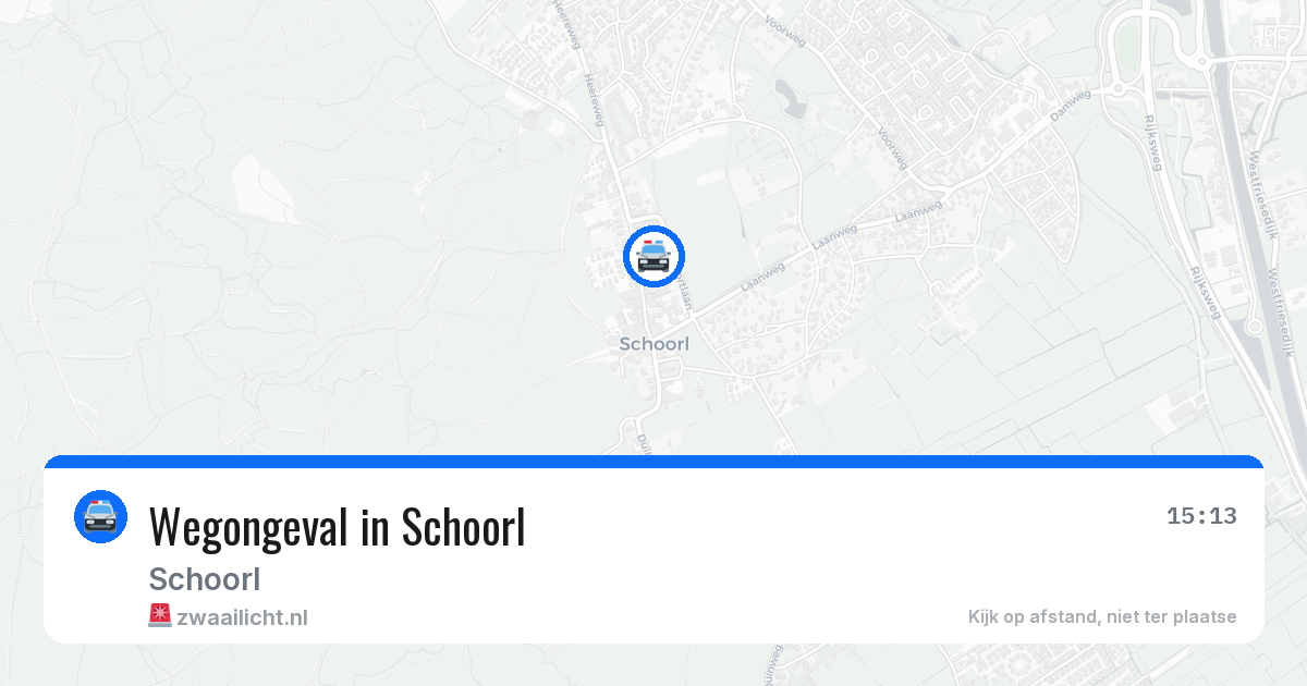 Wegongeval in Schoorl — 5 jul 2026