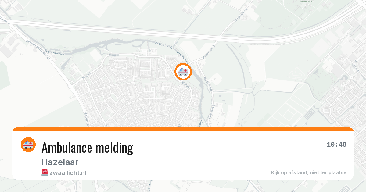 Ambulance melding — 8 feb 2026