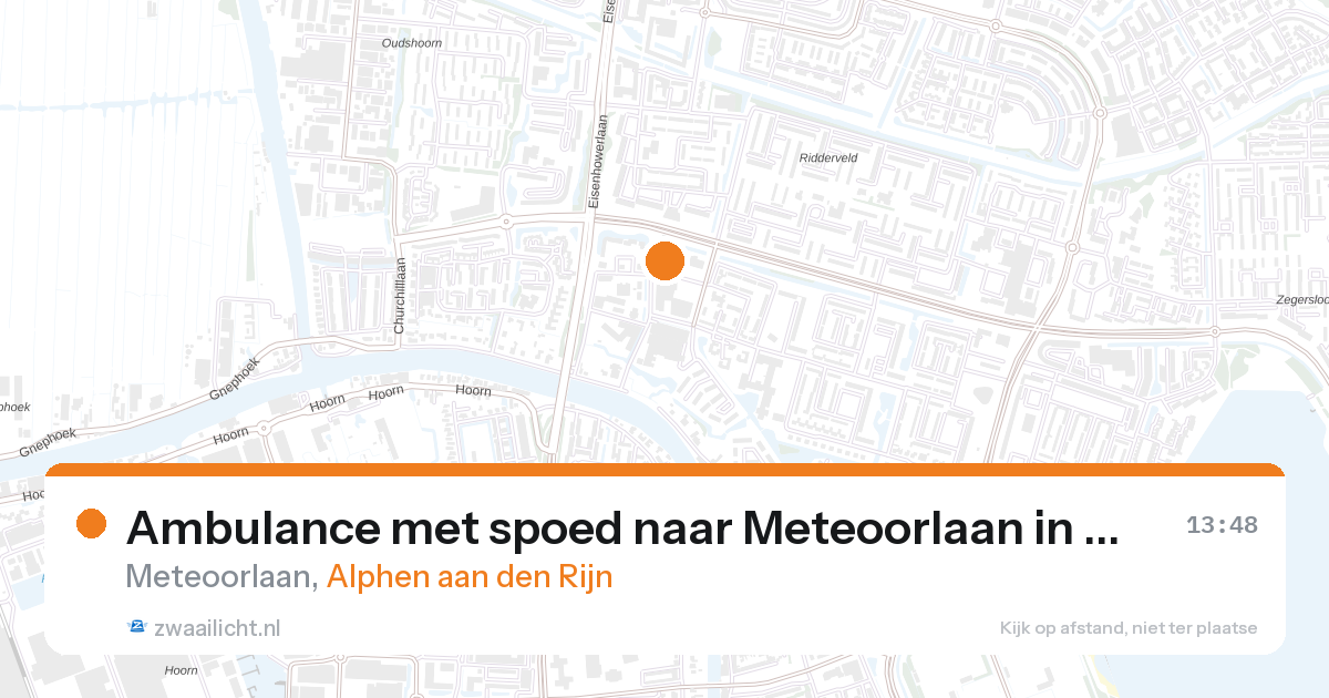 Ambulance met spoed naar Meteoorlaan in Alphen aan den Rijn — 6 apr 2026