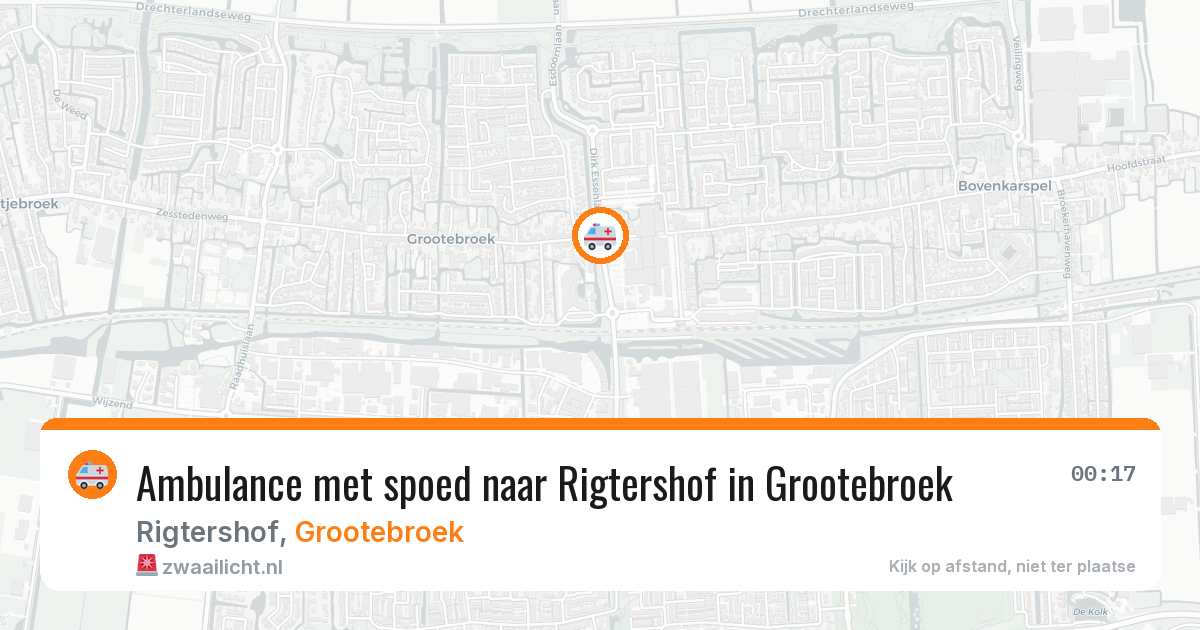 Ambulance met spoed naar Rigtershof in Grootebroek — 2 apr 2026