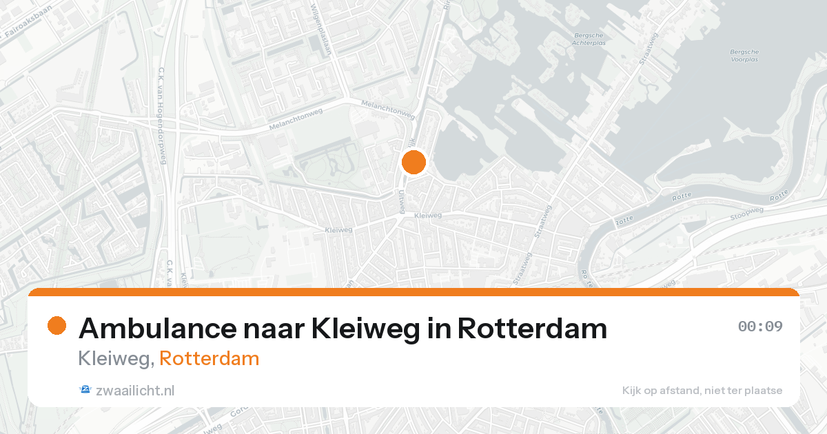 Ambulance naar Kleiweg in Rotterdam — 30 jan 2026