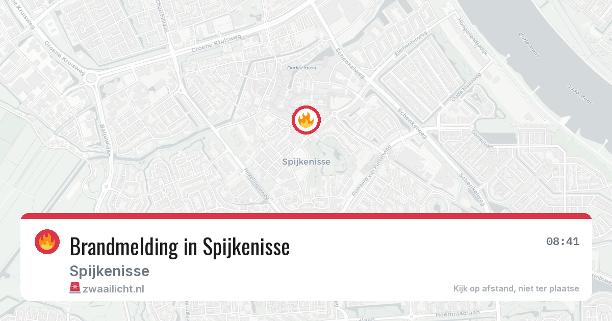 Brandmelding in Spijkenisse — 11 jun 2026