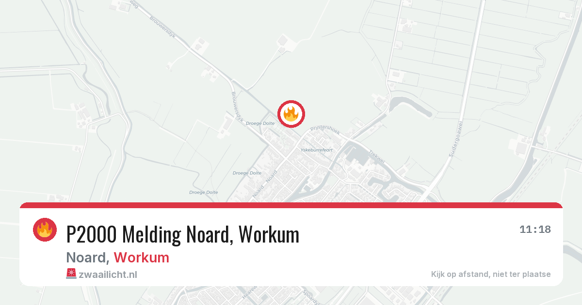 P2000 Melding Noard, Workum — 26 jul 2026