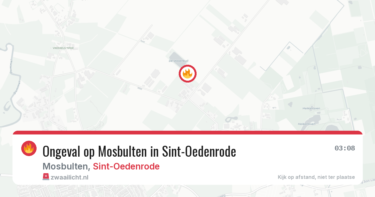 Ongeval op Mosbulten in Sint-Oedenrode — 28 jun 2026