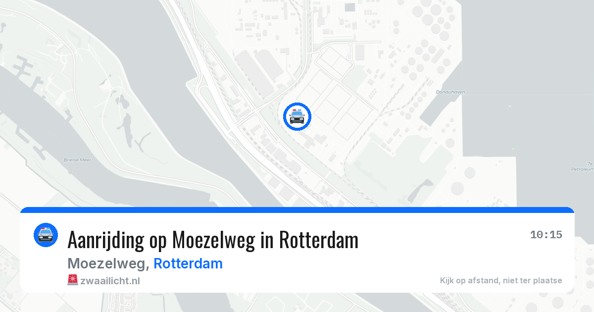 Aanrijding op Moezelweg in Rotterdam — 11 aug 2026