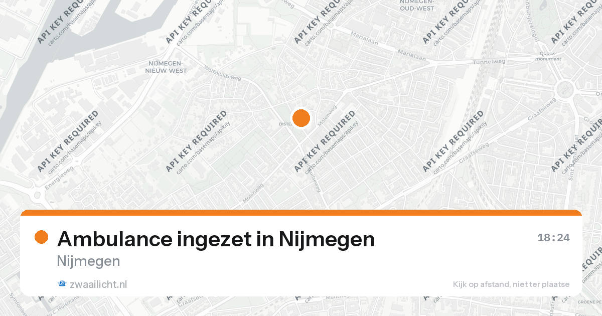 Ambulance ingezet in Nijmegen — 26 aug 2026