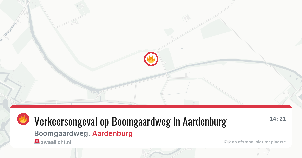 Verkeersongeval op Boomgaardweg in Aardenburg — 11 apr 2026