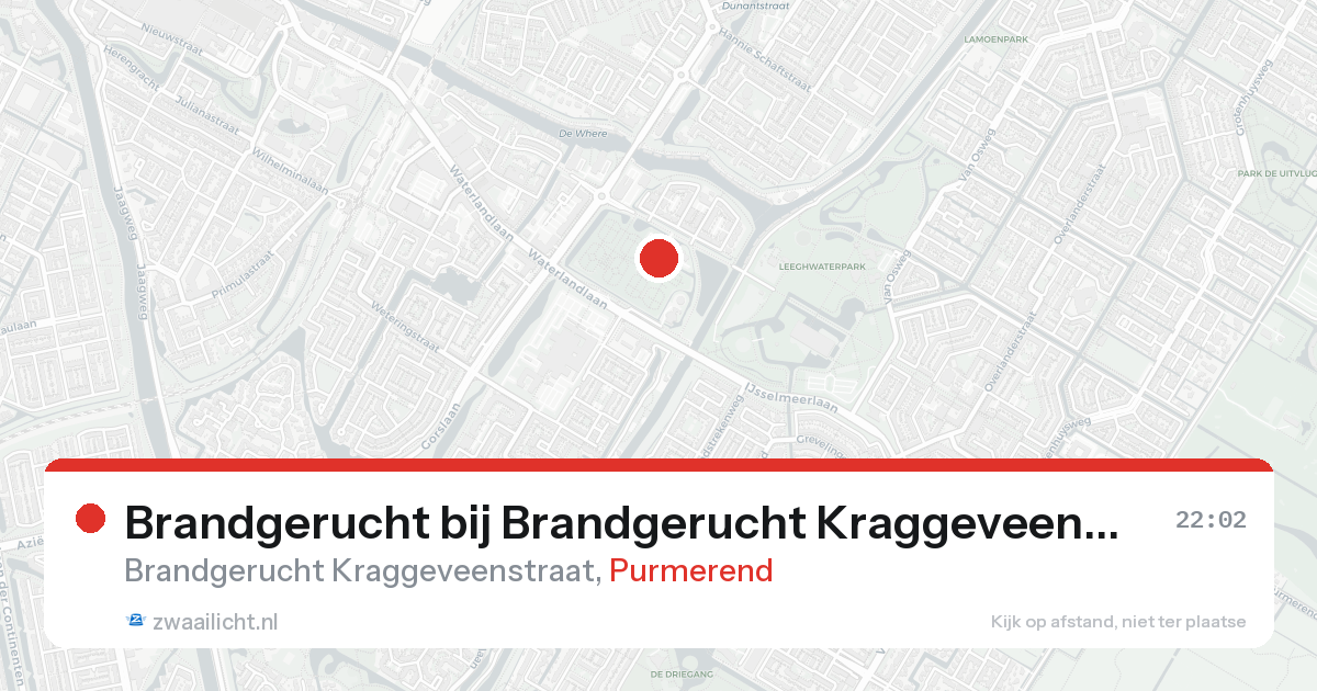 Brandgerucht bij Brandgerucht Kraggeveenstraat in Purmerend — 1 feb 2026