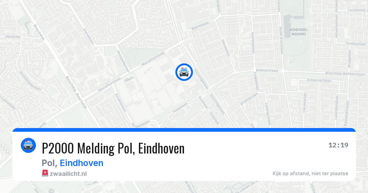 P2000 Melding Pol, Eindhoven — 28 jul 2026