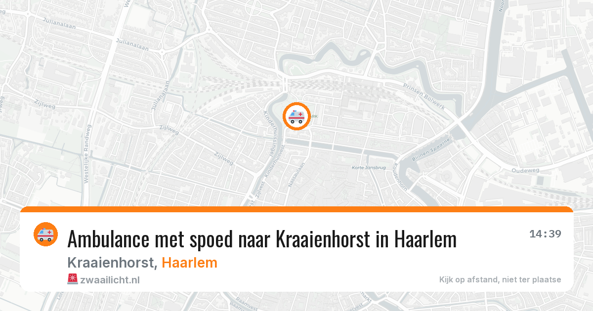 Ambulance met spoed naar Kraaienhorst in Haarlem — 2 mrt 2026