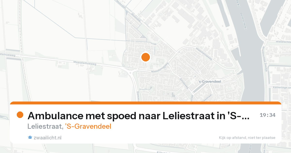 Ambulance met spoed naar Leliestraat in 'S-Gravendeel — 31 jan 2026