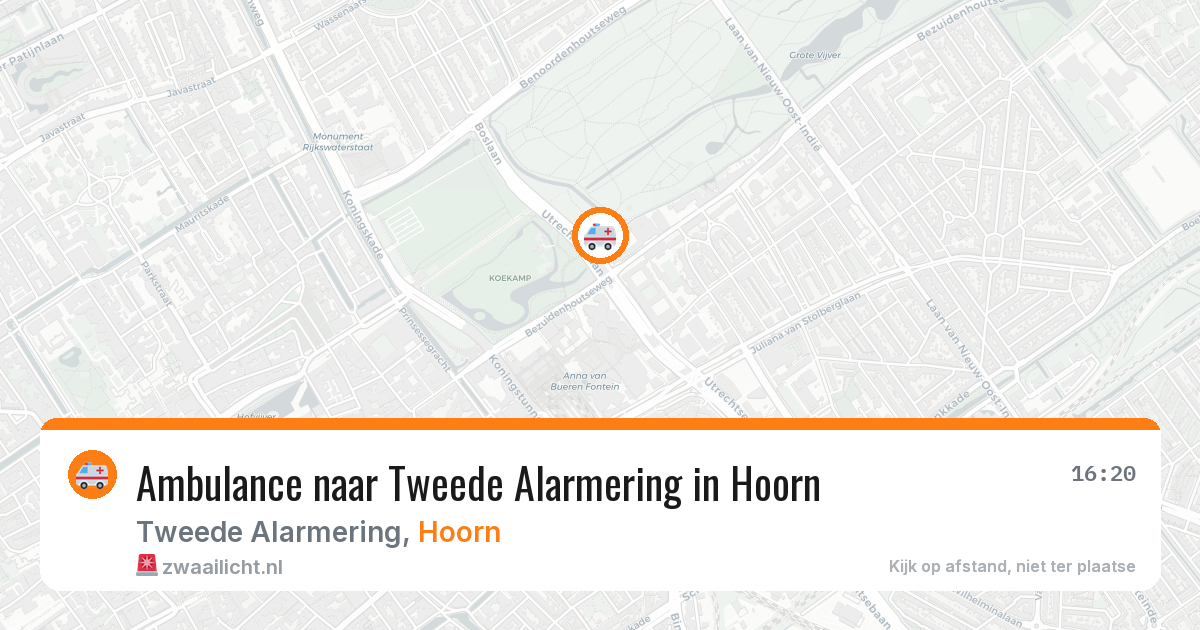 Ambulance naar Tweede Alarmering in Hoorn — 1 apr 2026