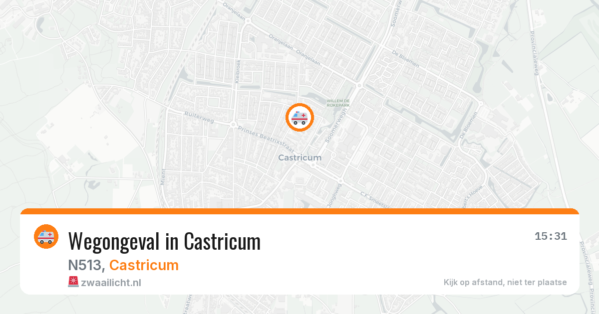 Wegongeval in Castricum — 4 apr 2026