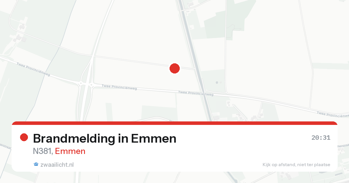 Brandmelding in Emmen — 14 aug 2026