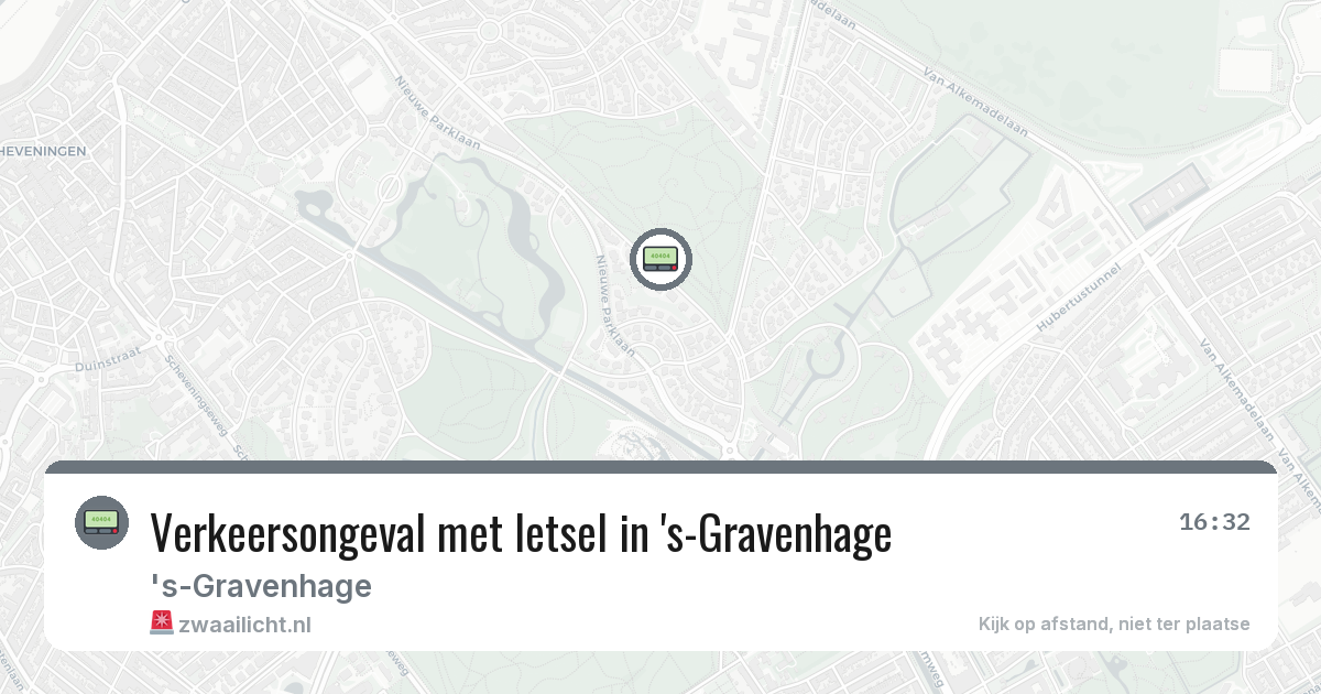 Verkeersongeval met letsel in 's-Gravenhage — 13 feb 2026