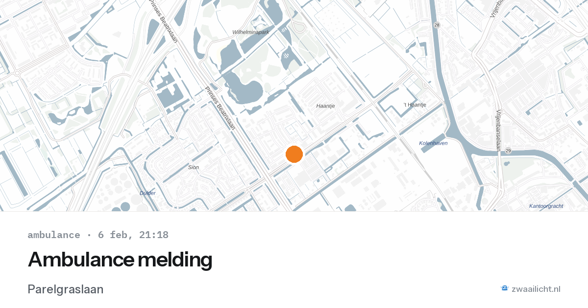Ambulance melding — 6 feb 2026