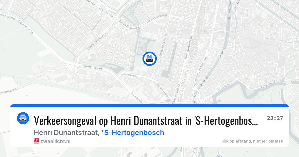 Verkeersongeval op Henri Dunantstraat in 'S-Hertogenbosch — 27 mei 2026