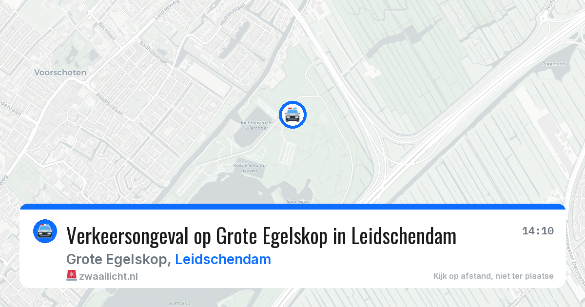 Verkeersongeval op Grote Egelskop in Leidschendam — 9 mei 2026