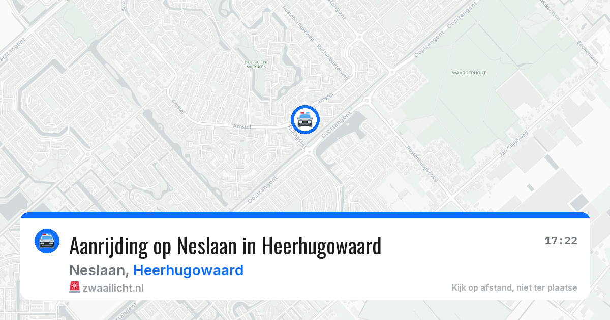 Aanrijding op Neslaan in Heerhugowaard — 1 jun 2026