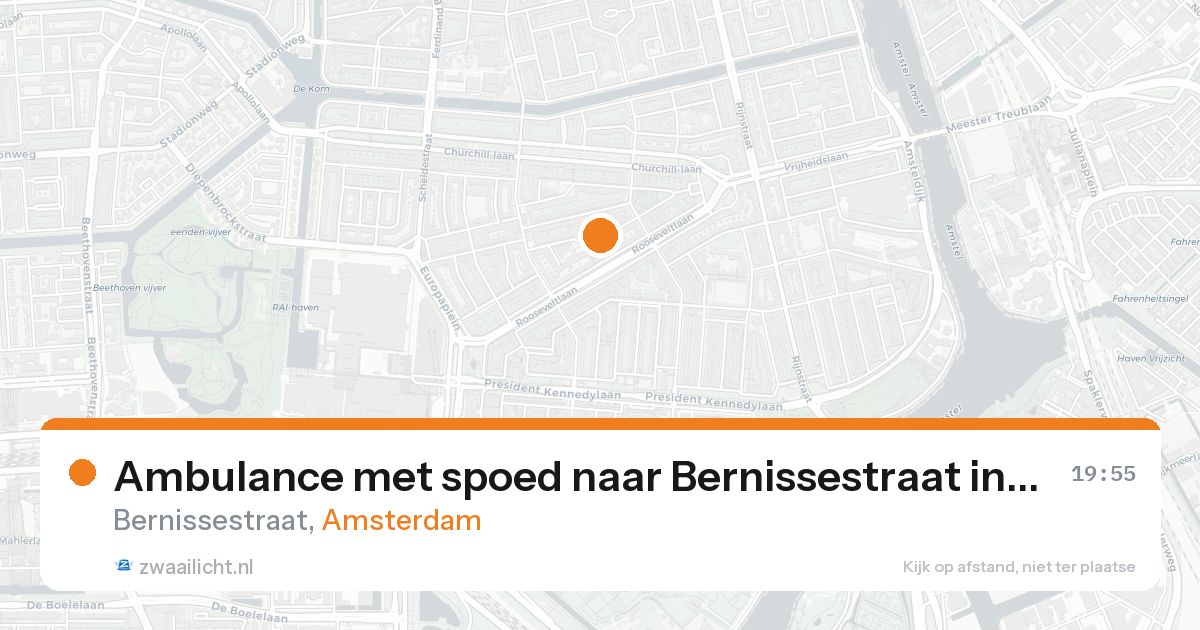 Ambulance met spoed naar Bernissestraat in Amsterdam — 31 jan 2026