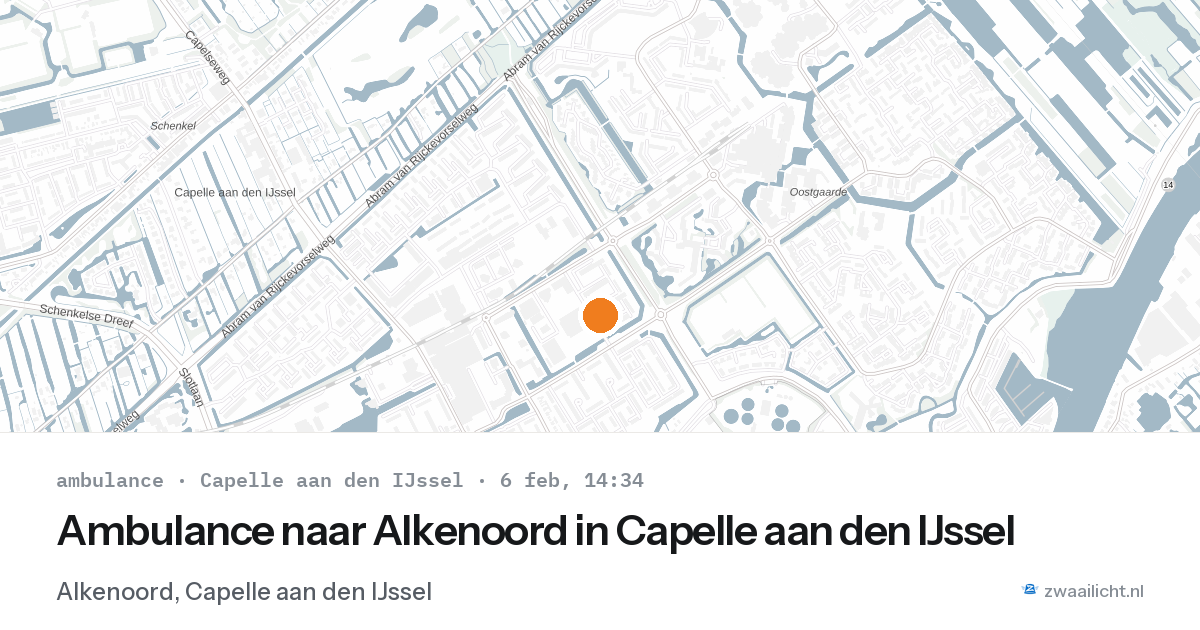 Ambulance naar Alkenoord in Capelle aan den IJssel — 6 feb 2026
