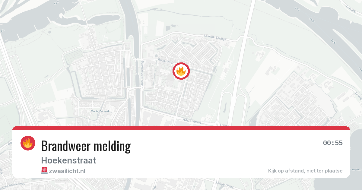 Brandweer melding — 20 jun 2026