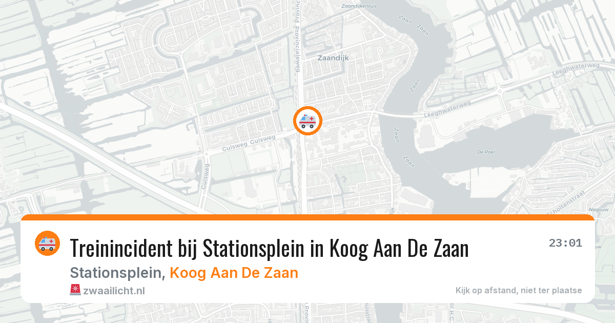 Treinincident bij Stationsplein in Koog Aan De Zaan — 21 apr 2026