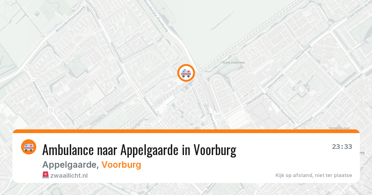 Ambulance naar Appelgaarde in Voorburg — 14 apr 2026