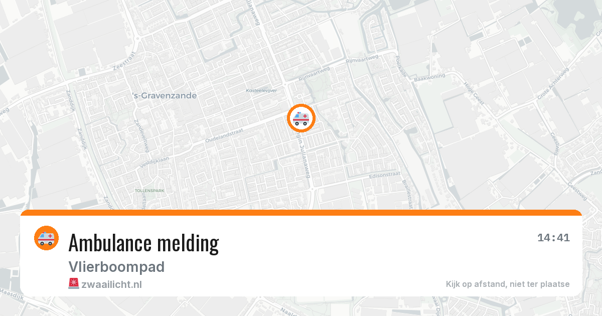 Ambulance melding — 16 jan 2026