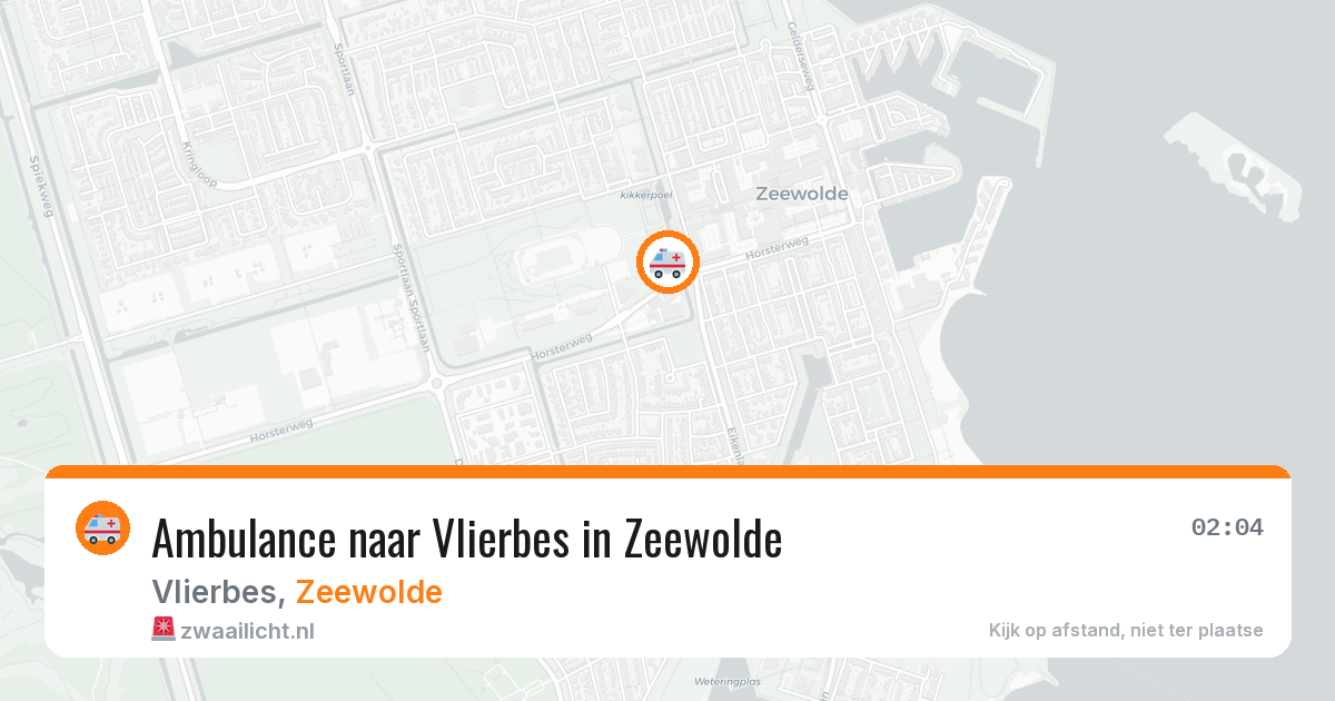 Ambulance naar Vlierbes in Zeewolde — 22 jun 2026