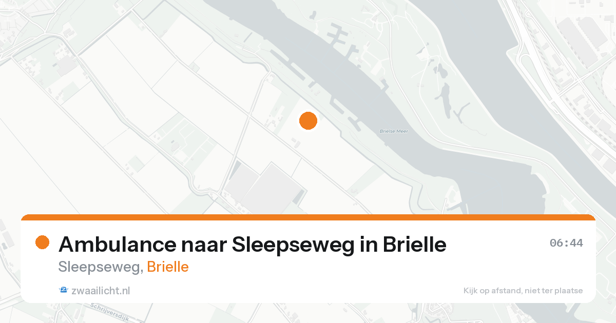 Ambulance naar Sleepseweg in Brielle — 10 jul 2026